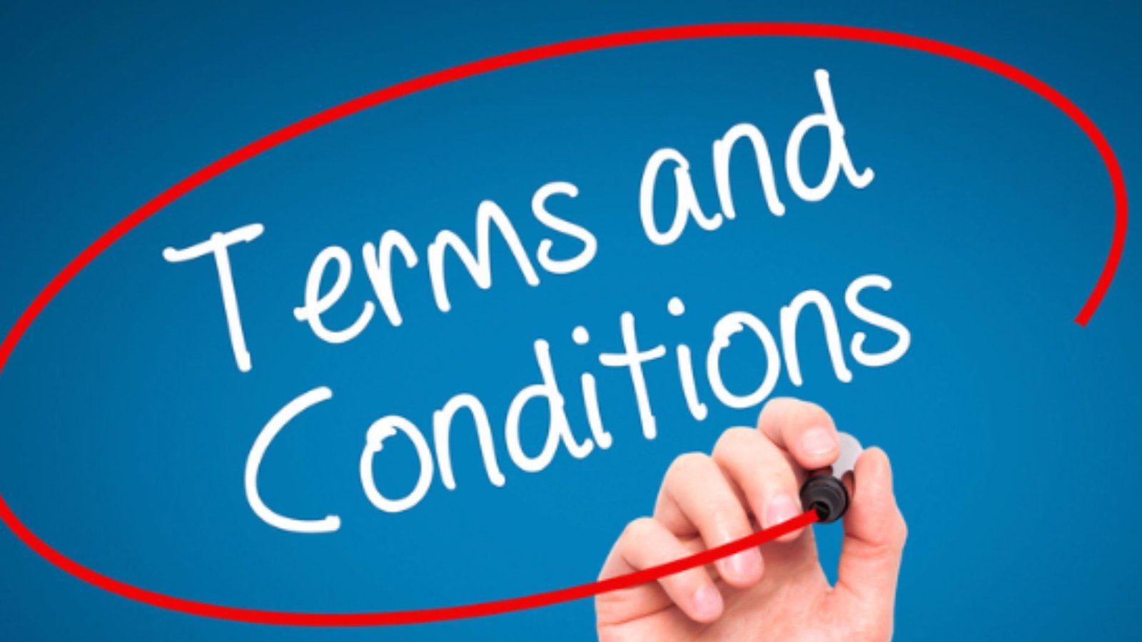A terms and conditions picture.
